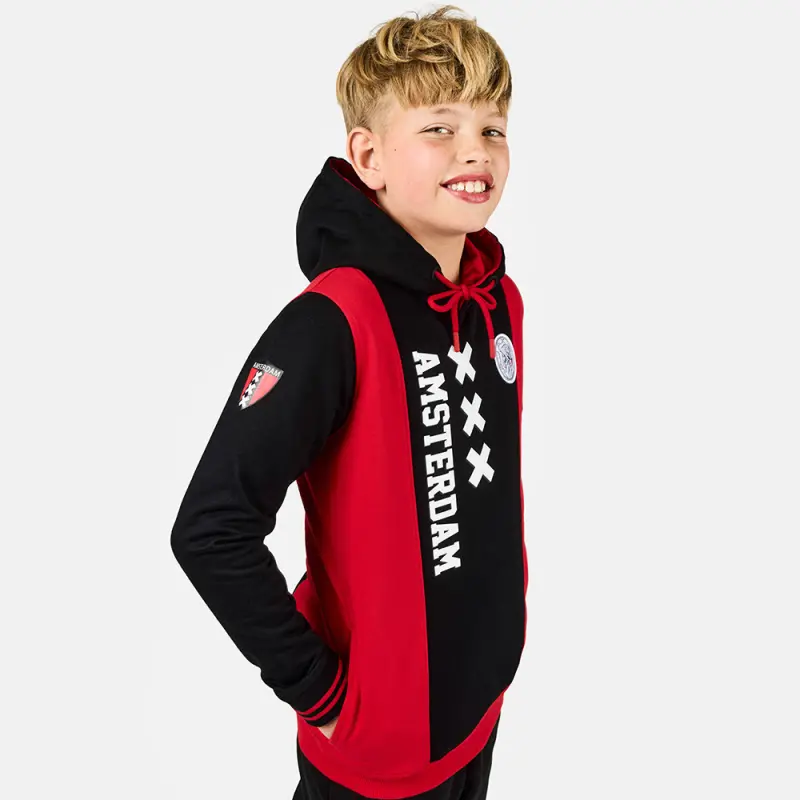 AFC Ajax Store – Ajax-hooded sweater red/black XXX junior Collection for True Fans