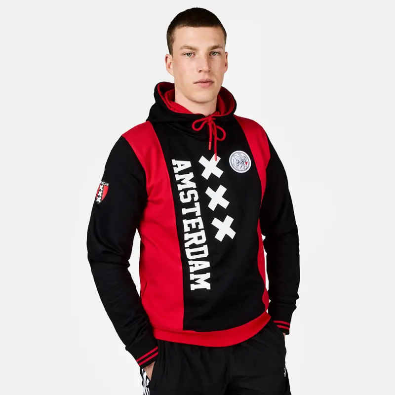 AFC Ajax Store – Ajax-hooded sweater red/black XXX senior Collection for True Fans