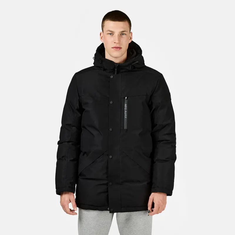 AFC Ajax Store – Ajax-parka coat black senior Collection for True Fans