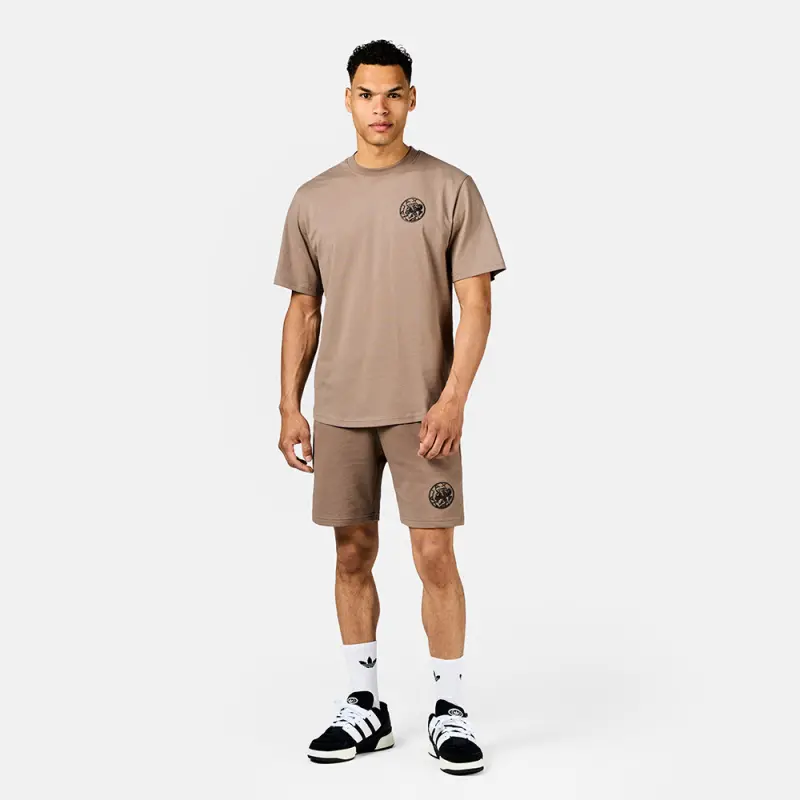 AFC Ajax Store – Ajax-t-shirt beige fingerprint senior Collection for True Fans