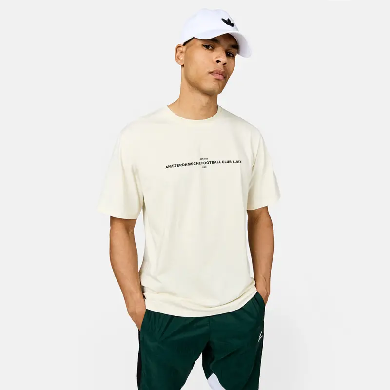 AFC Ajax Store – Ajax-T-shirt ecru Amsterdam city print Collection for True Fans