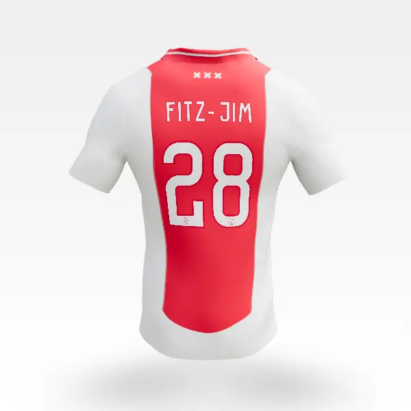 AFC Ajax Store – Ajax-home shirt junior 2024-2025 28 FITZ-JIM Collection for True Fans