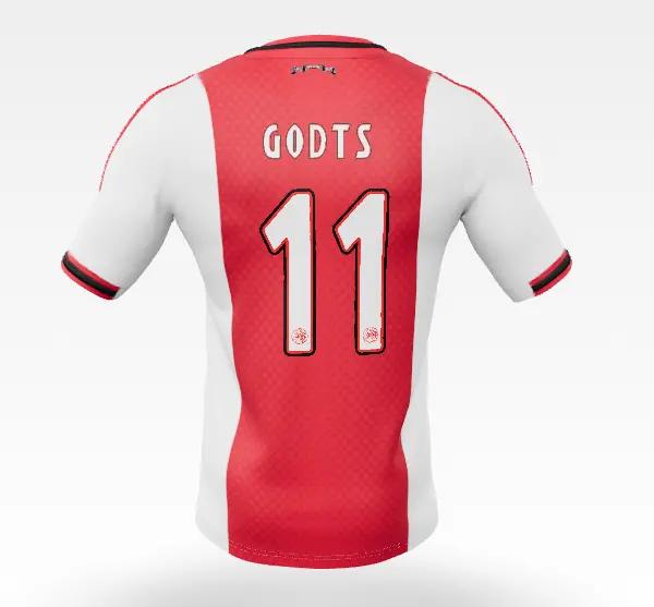 AFC Ajax Store – Ajax-home shirt junior 2025-2026 – 11 Godts – Champions League Collection for True Fans