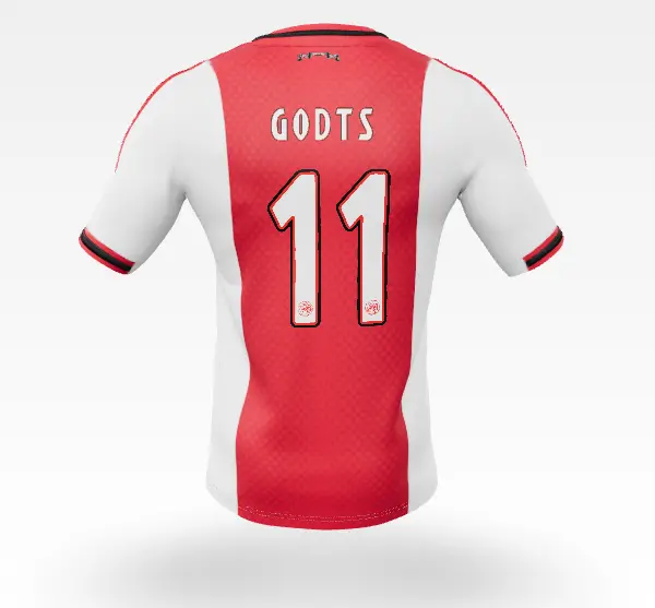 AFC Ajax Store – Ajax-home shirt senior 2025-2026 – 11 Godts – Eredivisie Collection for True Fans