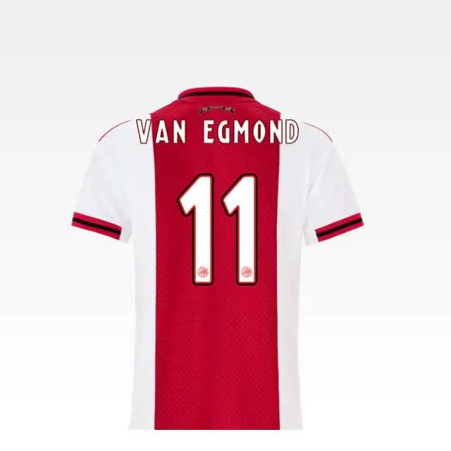 AFC Ajax Store – Ajax-women home shirt 2025-2026 – 11 van Egmond Collection for True Fans
