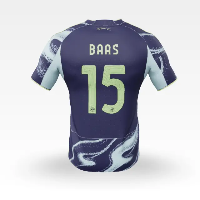 AFC Ajax Store – Ajax-away shirt senior 2025-2026 – 15 Baas – Eredivisie Collection for True Fans