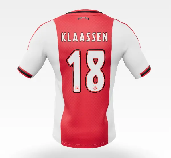 AFC Ajax Store – Ajax-home shirt junior 2025-2026 – 18 Klaassen Collection for True Fans