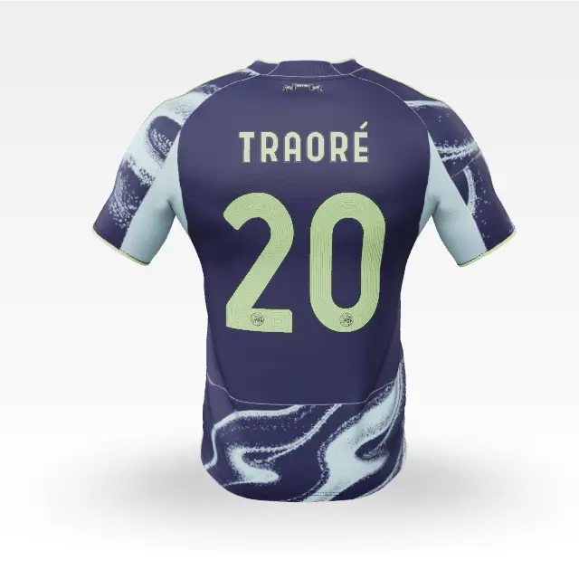 AFC Ajax Store – Ajax-away shirt junior 2025-2026 – 20 Traoré – Champions League Collection for True Fans