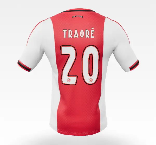AFC Ajax Store – Ajax-home shirt junior 2025-2026 – 20 Traoré – Champions League Collection for True Fans