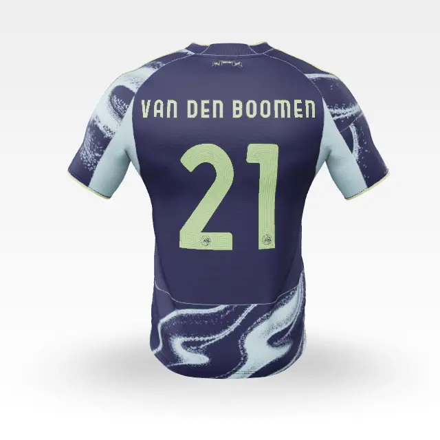 AFC Ajax Store – Ajax-away shirt junior 2025-2026 – 21 van den Boomen Collection for True Fans