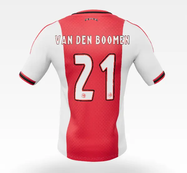 AFC Ajax Store – Ajax-home shirt junior 2025-2026 – 21 van den Boomen – Champions League Collection for True Fans