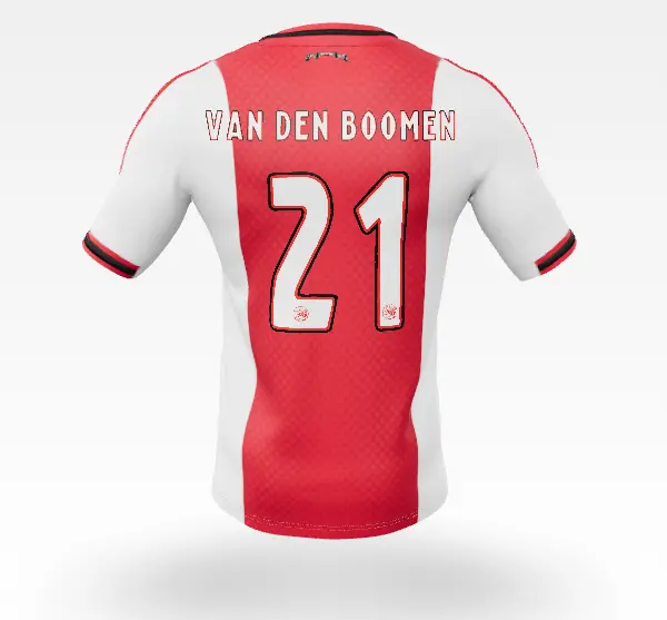 AFC Ajax Store – Ajax-home shirt senior 2025-2026 – 21 van den Boomen – Eredivisie Collection for True Fans