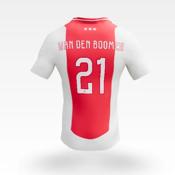 AFC Ajax Store – Ajax-woman home shirt senior 2024-2025 – 21 VAN DEN BOOMEN Collection for True Fans
