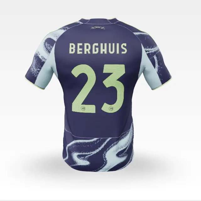 AFC Ajax Store – Ajax-away shirt junior 2025-2026 – 23 Berghuis – Champions League Collection for True Fans