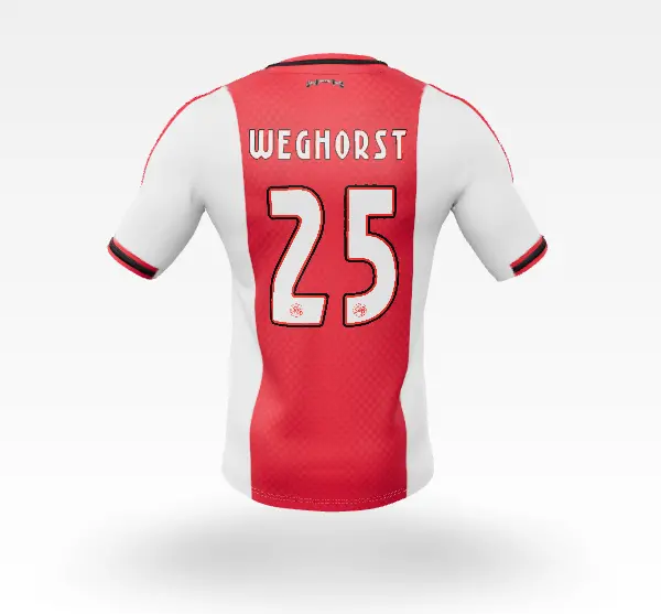 AFC Ajax Store – Ajax-home shirt senior 2025-2026 – 25 Weghorst – Champions League Collection for True Fans