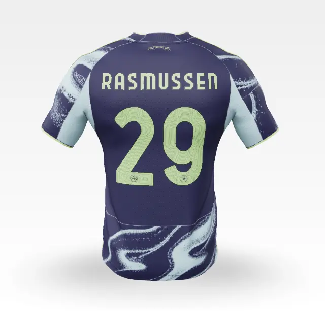 AFC Ajax Store – Ajax-away shirt senior 2025-2026 – 29 Rasmussen – Champions League Collection for True Fans