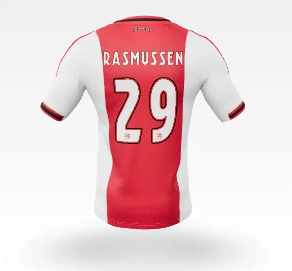 AFC Ajax Store – Ajax-home shirt senior 2025-2026 – 29 Rasmussen Collection for True Fans