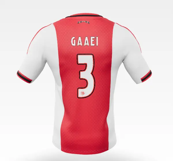 AFC Ajax Store – Ajax-home shirt junior 2025-2026 – 3 Gaaei Collection for True Fans