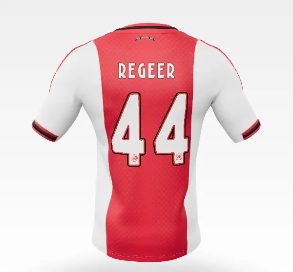 AFC Ajax Store – Ajax-home shirt junior 2025-2026 – 44 Regeer – Champions League Collection for True Fans