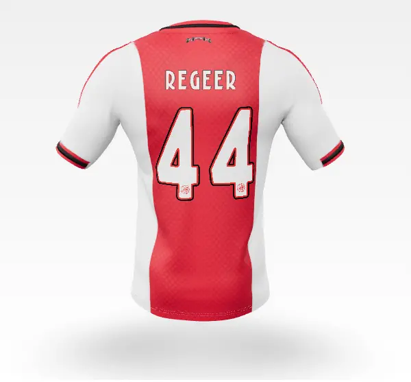 AFC Ajax Store – Ajax-home shirt senior 2025-2026 – 44 Regeer – Champions League Collection for True Fans
