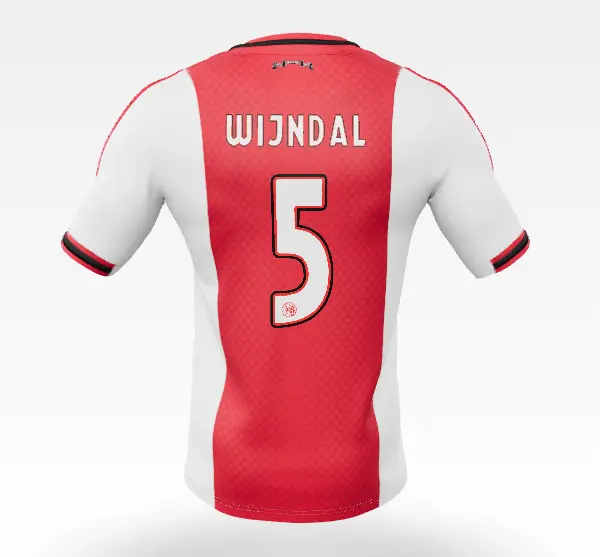 AFC Ajax Store – Ajax-home shirt junior 2025-2026 – 5 Wijndal Collection for True Fans