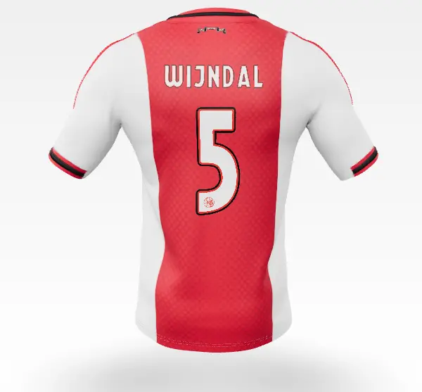 AFC Ajax Store – Ajax-home shirt senior 2025-2026 – 5 Wijndal – Champions League Collection for True Fans