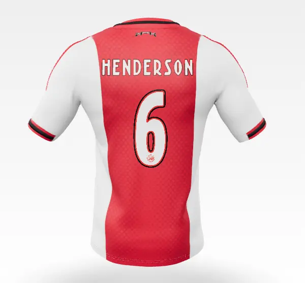 AFC Ajax Store – Ajax-home shirt junior 2025-2026 – 6 Henderson – Champions League Collection for True Fans