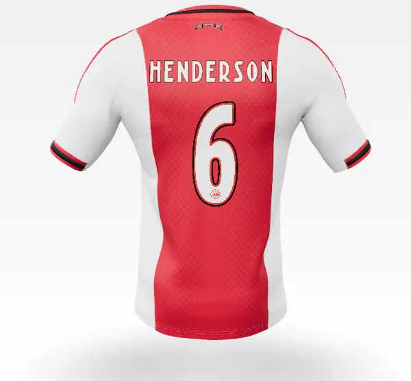 AFC Ajax Store – Ajax-home shirt senior 2025-2026 – 6 Henderson – Eredivisie Collection for True Fans