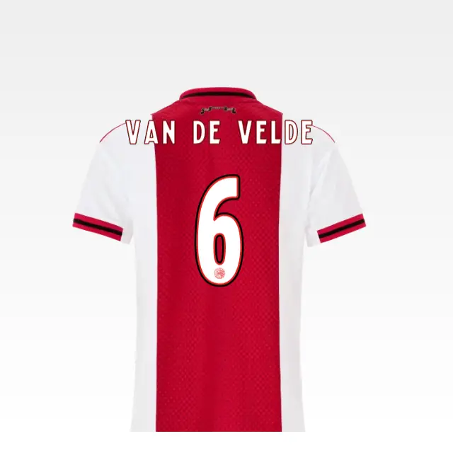 AFC Ajax Store – Ajax-women home shirt 2025-2026 – 6 Van De Velde Collection for True Fans