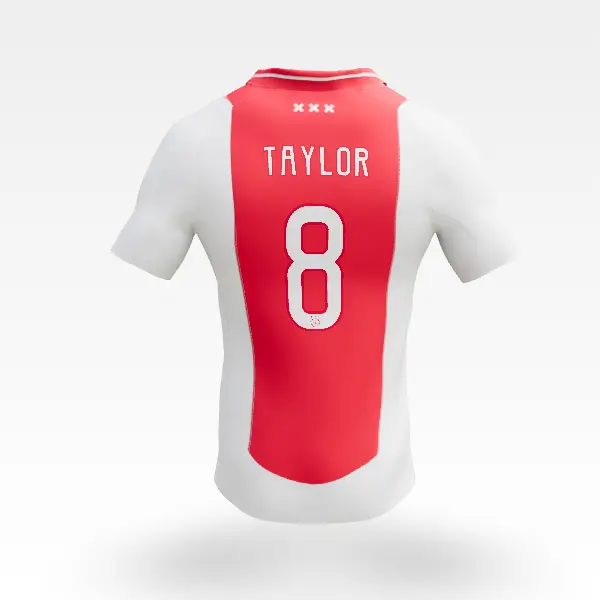 AFC Ajax Store – Ajax-home shirt junior 2024-2025 – 8 TAYLOR Collection for True Fans