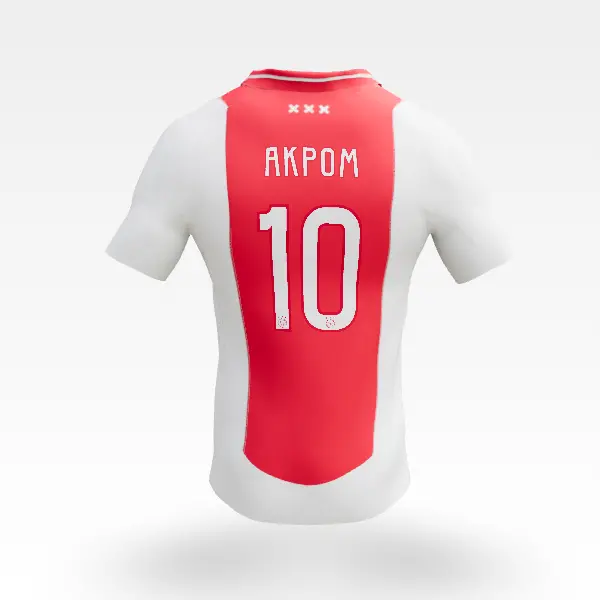 AFC Ajax Store – Ajax-home shirt junior 2024-2025 – 10 AKPOM Collection for True Fans