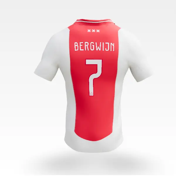 AFC Ajax Store – Ajax-home shirt junior 2024-2025 – 7 BERGWIJN Collection for True Fans