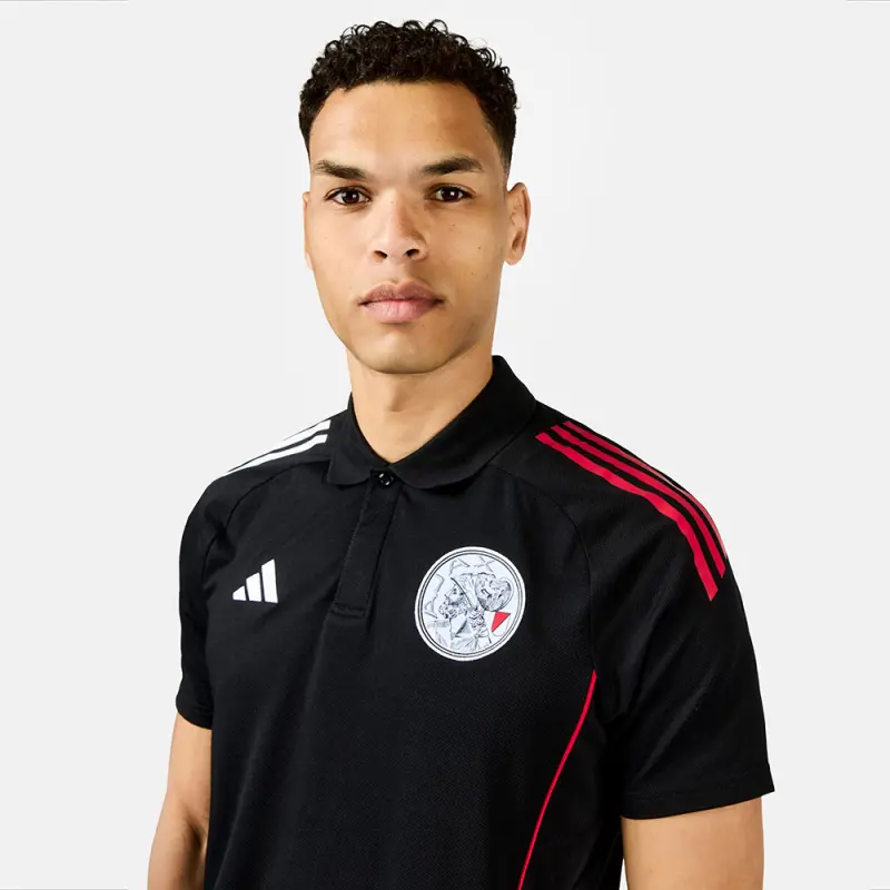 AFC Ajax Store – Ajax-training polo black senior 2025/2026 Collection for True Fans