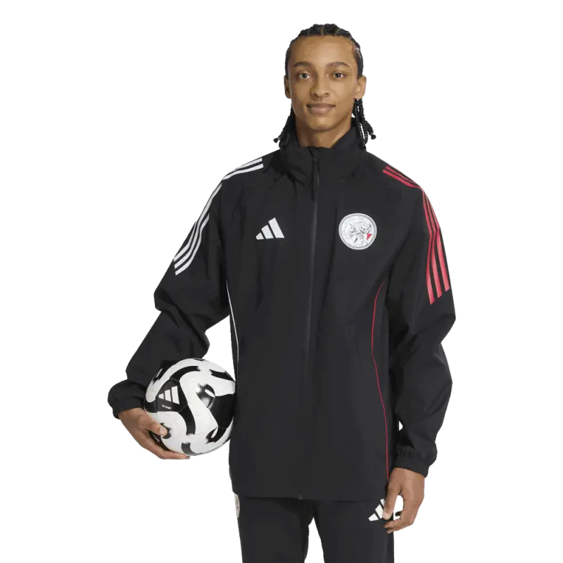 AFC Ajax Store – Ajax-training rainjacket black senior 2025/2026 Collection for True Fans